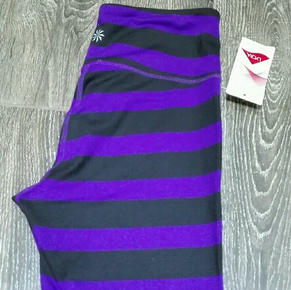 NWT Athleta Chatarunga purple ombre workout pants - Picture 3 of 4